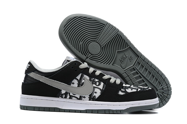 Women's Dunk Low SB Black/White Shoes 0140 Women's Dunk Low SB Black/White Shoes 0140